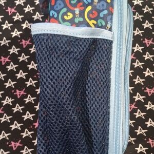 Colorful Kids Pencil Case with Mesh Pocket